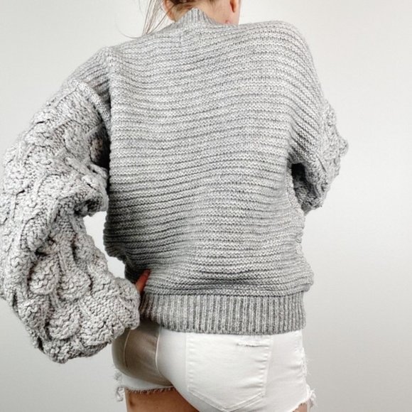 Harper Heritage Rosalyn Bobble Sleeve Sweater - Picture 3 of 16